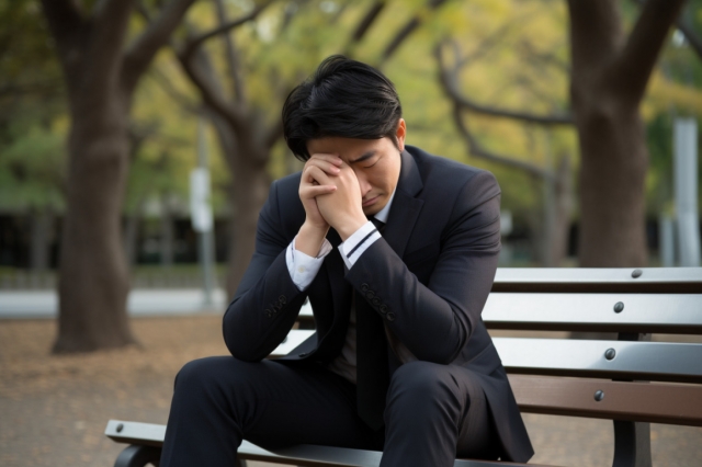 社内SEへの転職が失敗して辛い男性